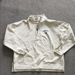 Roger Williams University Cream Quarter-Zip Pullover Sweater